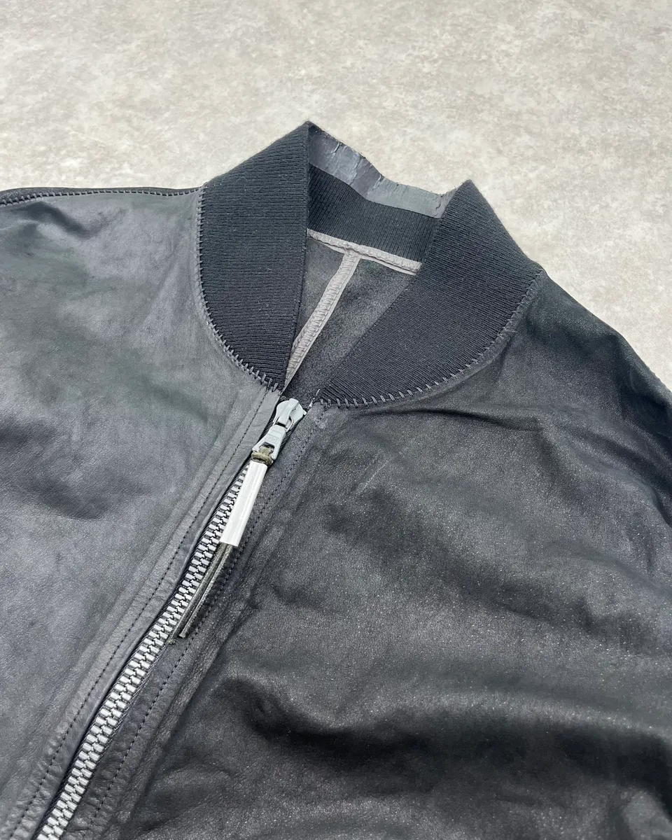 Isaac Sellam Black Architectural Leather Jacket - Image 5
