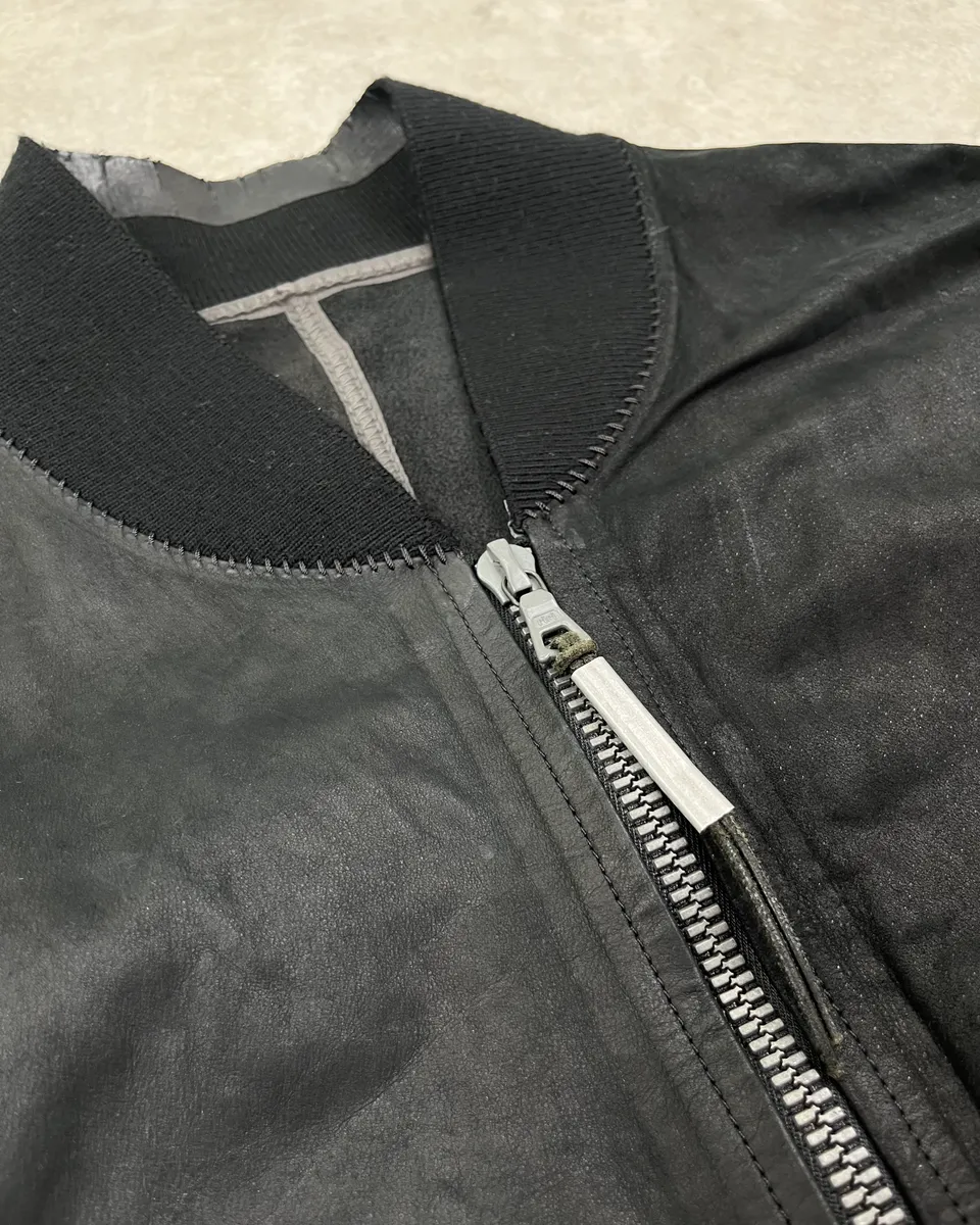 Isaac Sellam Black Architectural Leather Jacket - Image 9