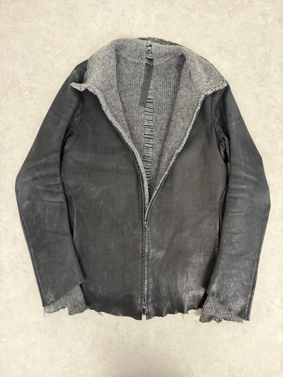 Isaac Sellam Black Brut Leather Jacket - Image 7