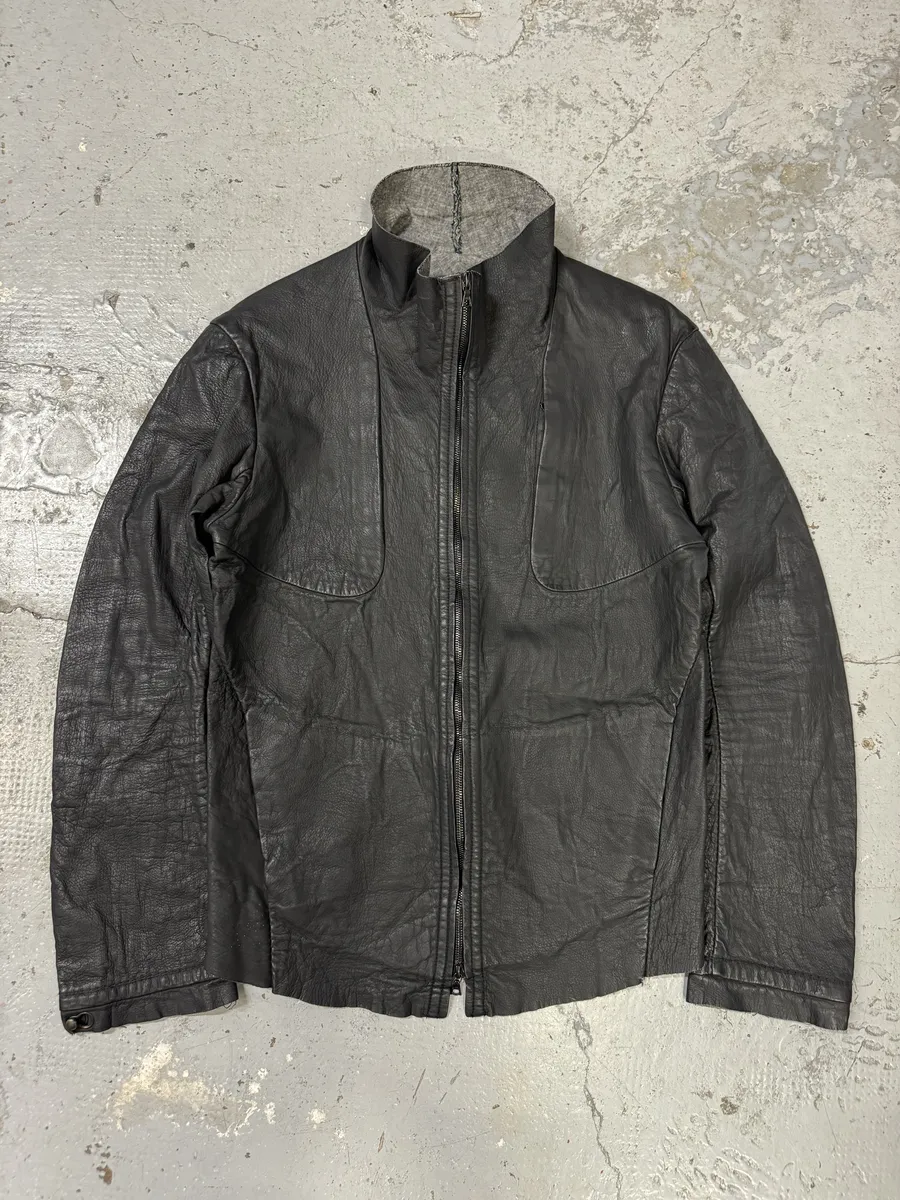 Isaac Sellam Darkskin Black Leather Samurai Jacket - Image 6