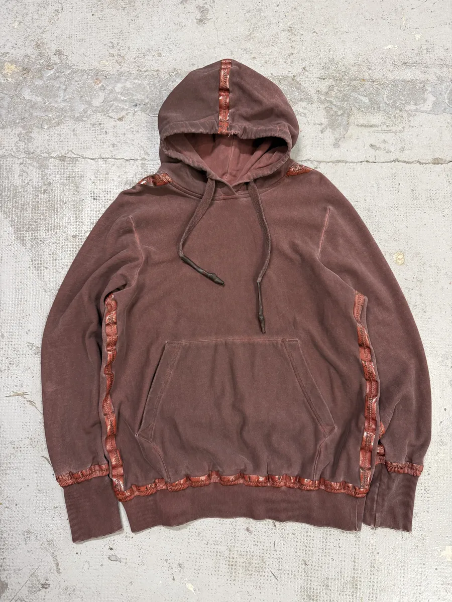 Isaac Sellam Kangoohood Bande-Molleton Red Crade Sweater - Image 5