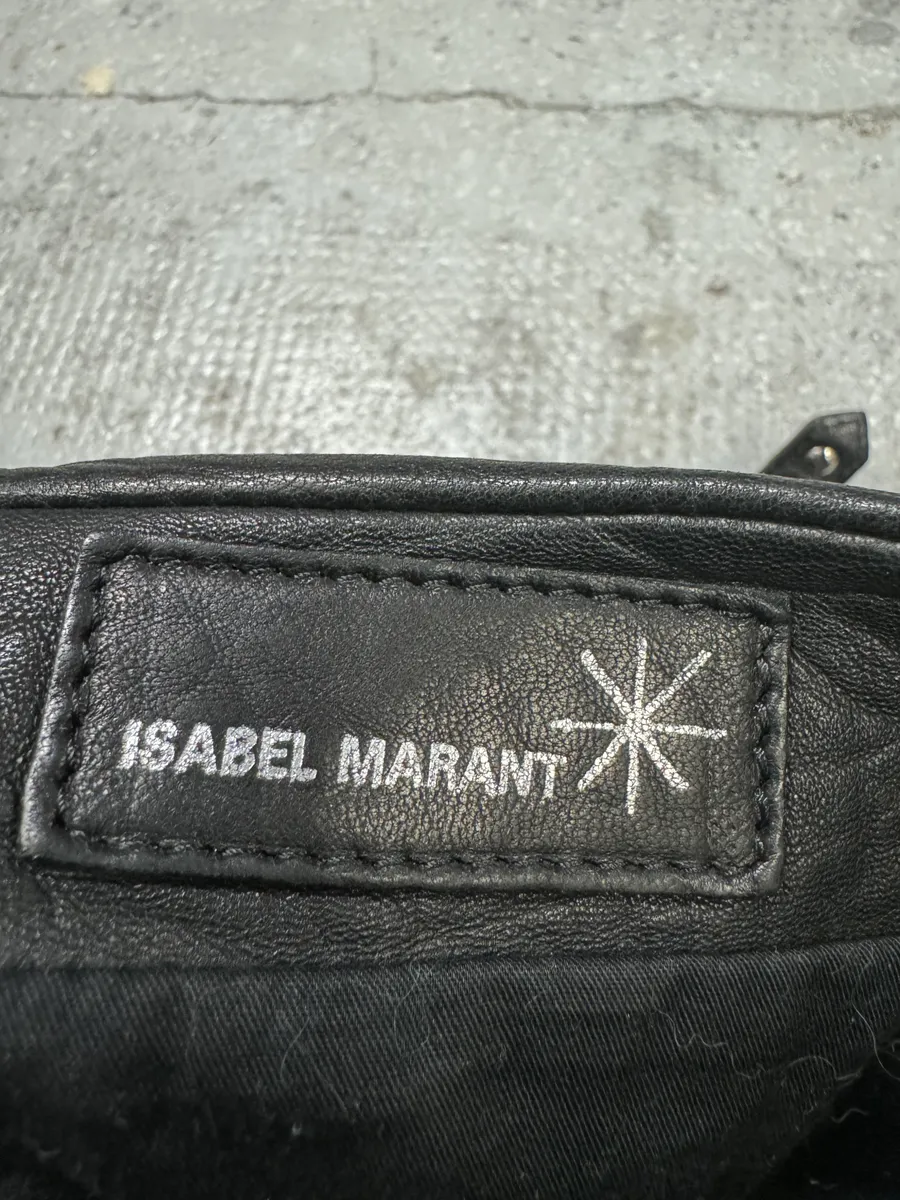 Isabel Marant Black Bubble Leather Shoulder Bag - Image 5