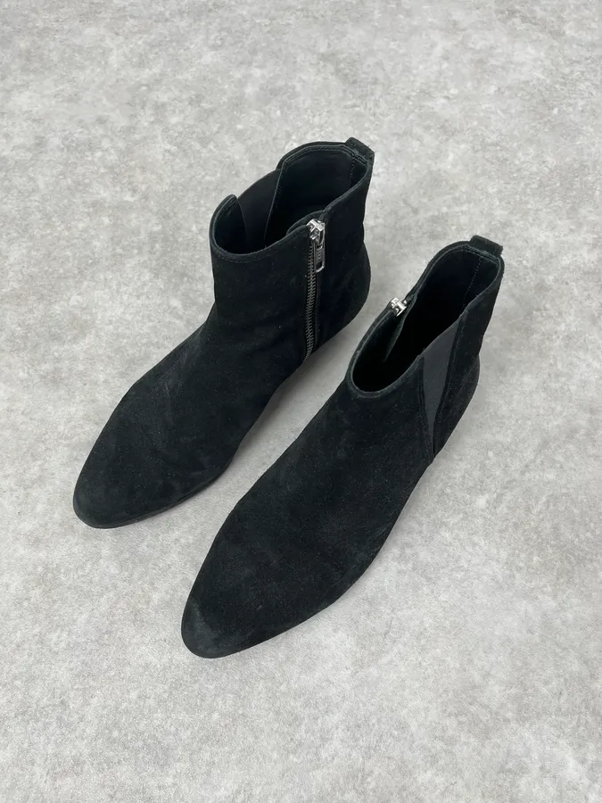Isabel Marant Black Suede Leather Boots - Image 5