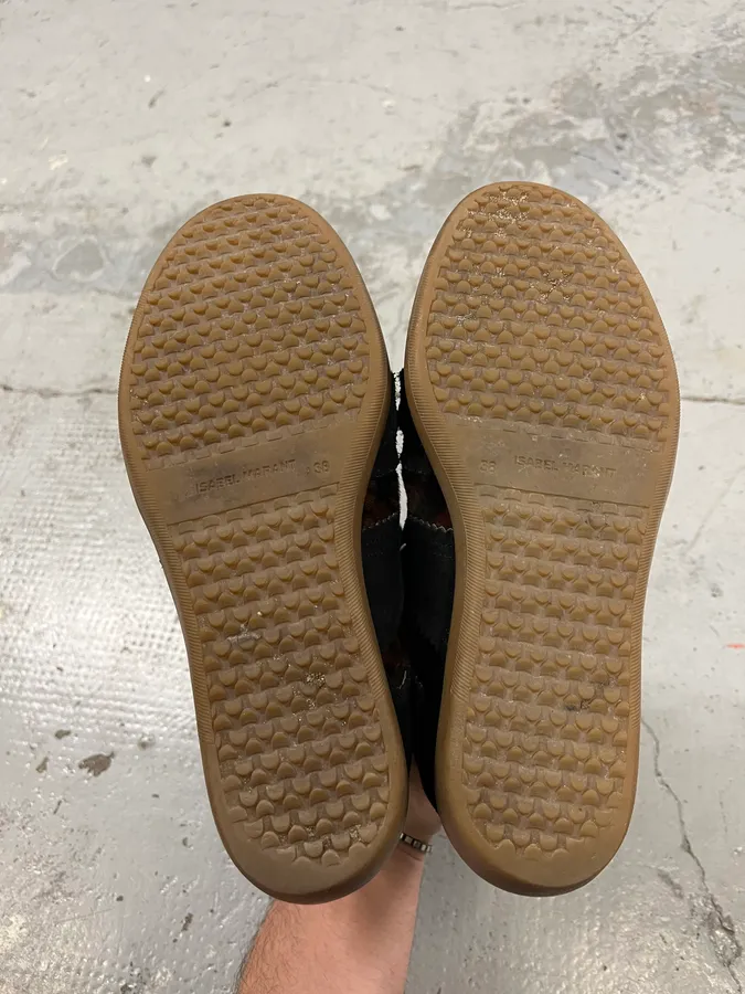 Isabel Marant Bobby Pony Hair Brown & Black Zebra Heels Shoes - Image 6