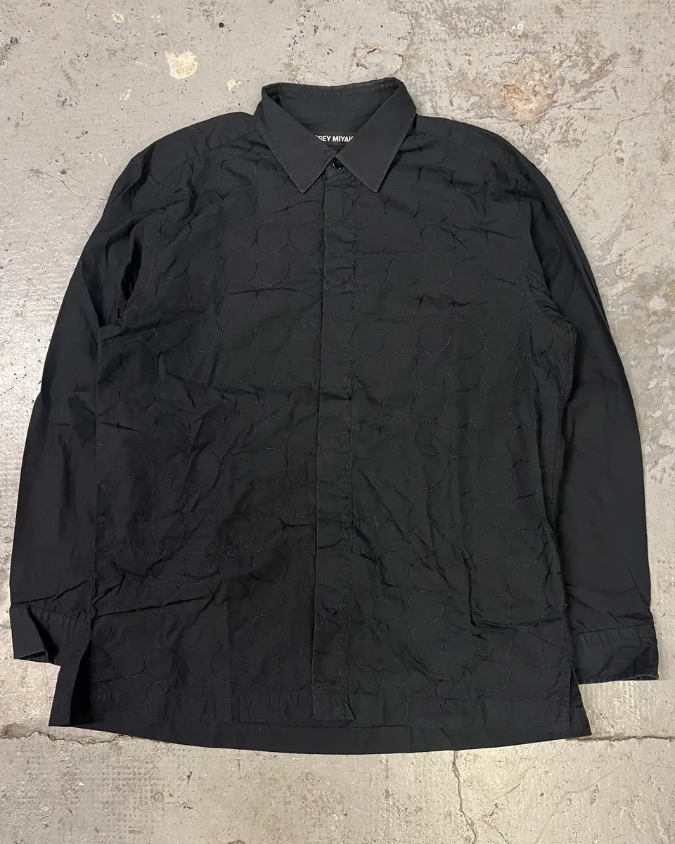 Issey Miyake Black Circle Shirt