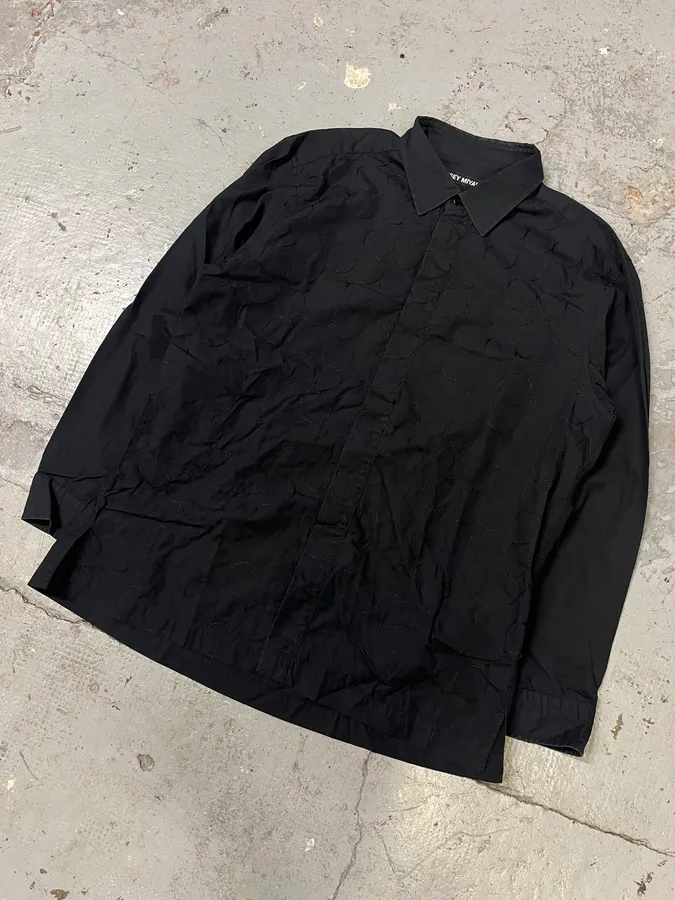 Issey Miyake Black Circle Shirt - Image 4