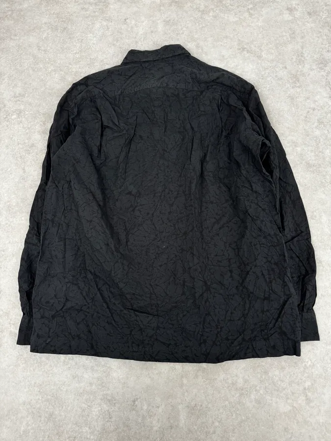 Issey Miyake Black Minimalist Shirt - Image 4