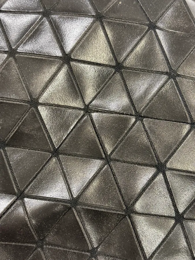 Issey Miyake Black Nylon Geometric Triangle Cap - Image 6