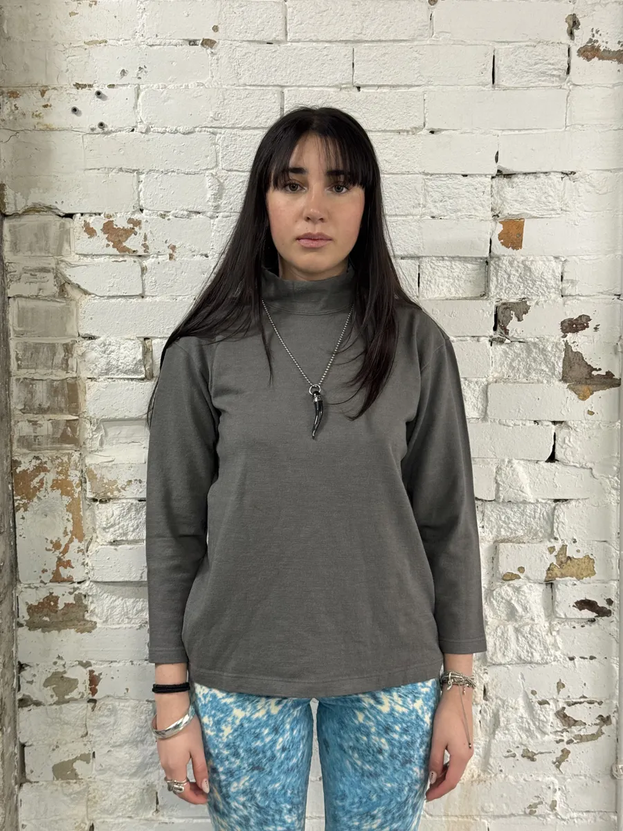 Issey Miyake Grey Classy Turtleneck - Image 4