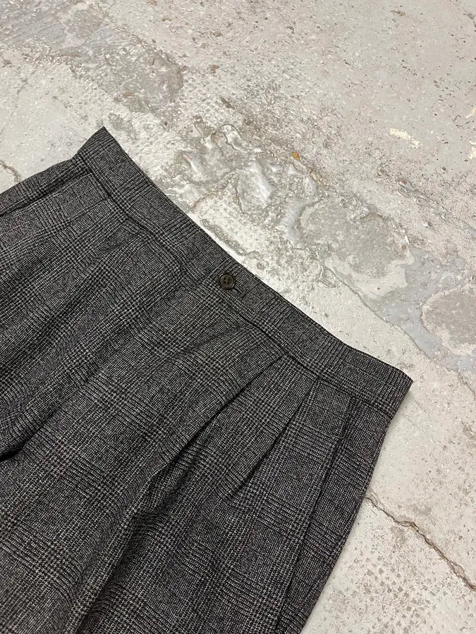 Issey Miyake Men Grey Wool Pants - Image 6