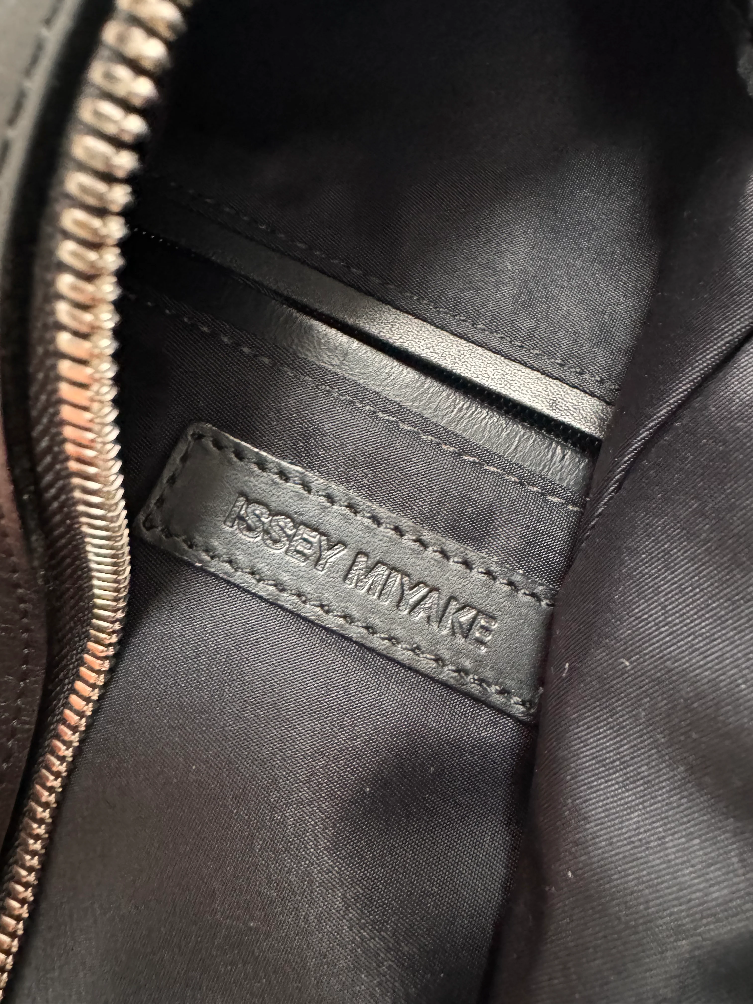 Issey Miyake Triangle Leather Backpack (OS) - Image 3