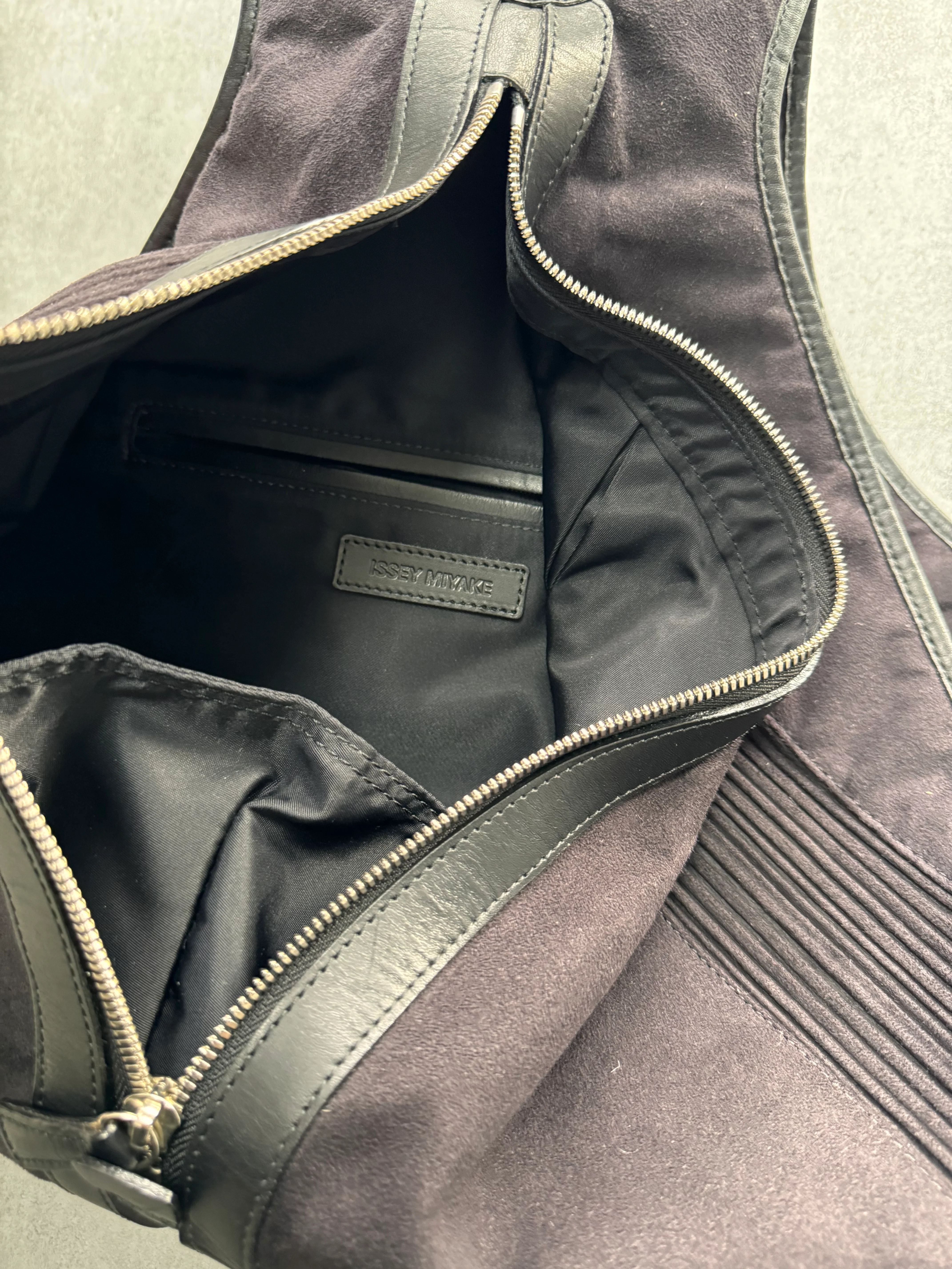 Issey Miyake Triangle Leather Backpack (OS) - Image 6