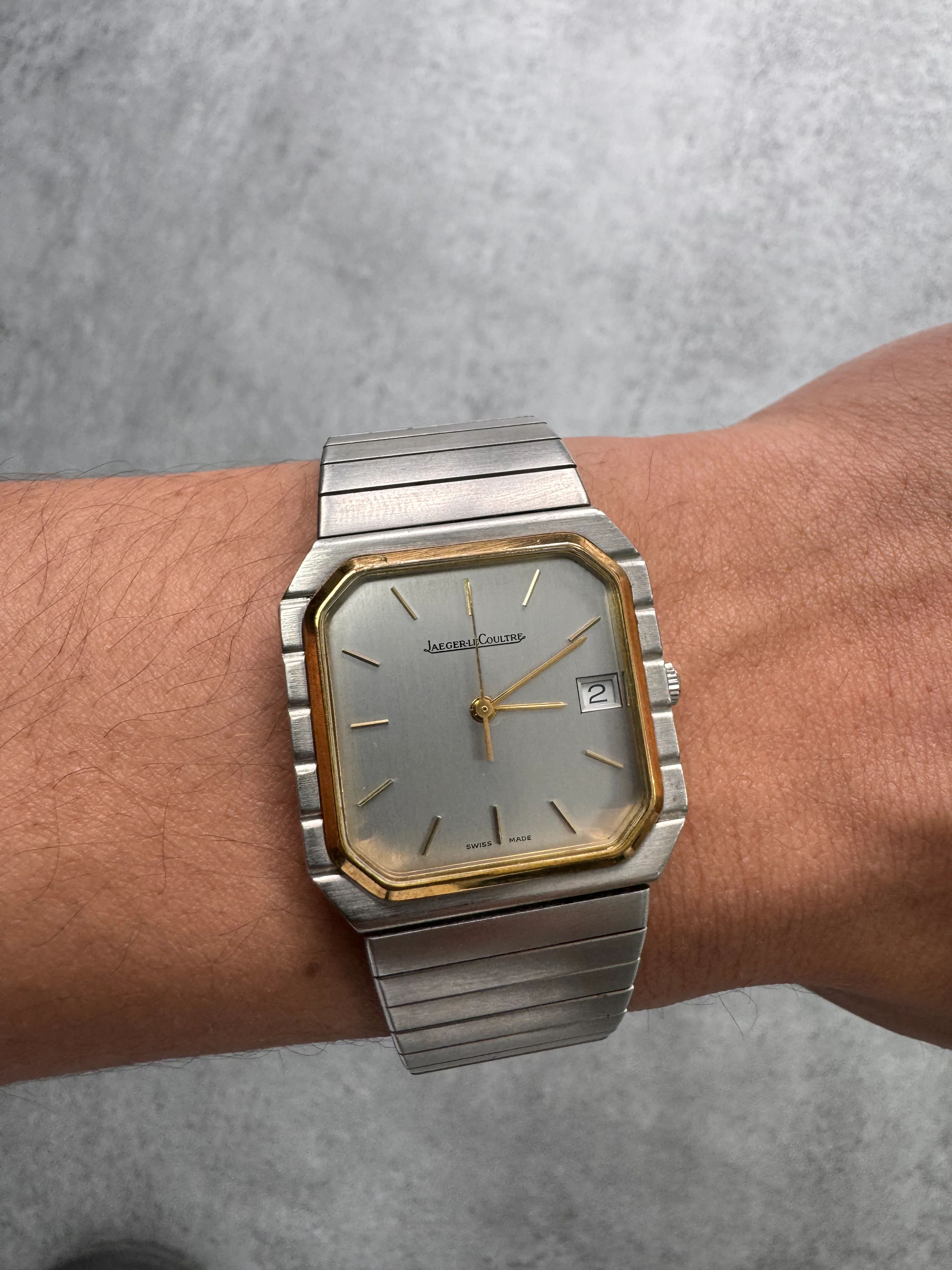 Jaeger-LeCoultre Stripes Golden Date Quartz Watch (OS) - Image 9