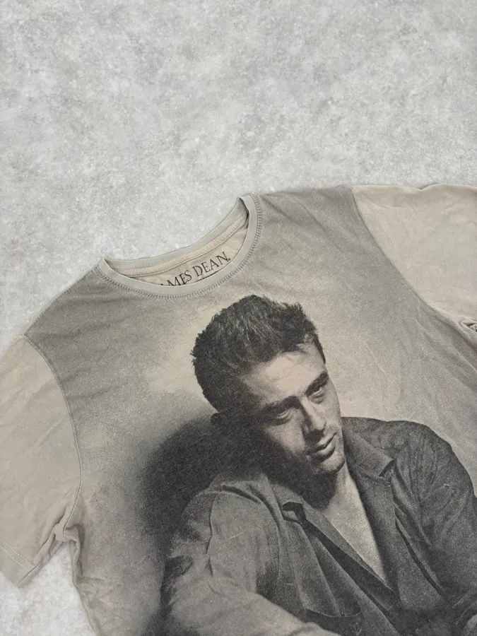James Dean Propaganda Grey T-Shirt - Image 5