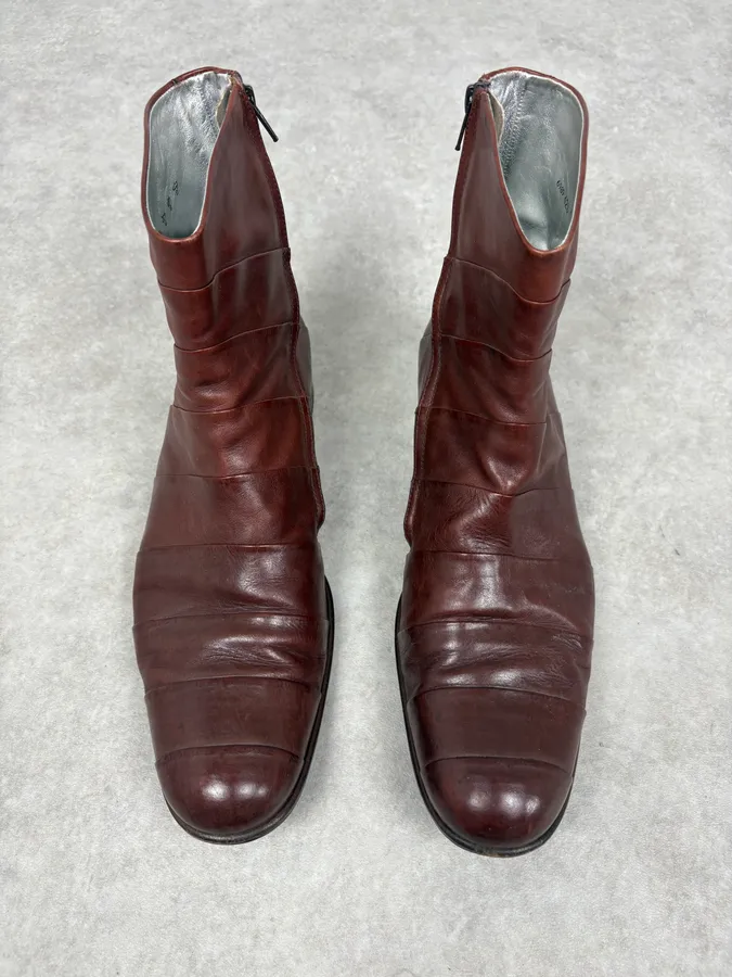 Jean Baptiste Rautureau Brown Leather Boots - Image 2