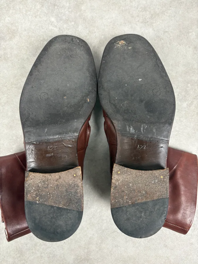 Jean Baptiste Rautureau Brown Leather Boots - Image 6