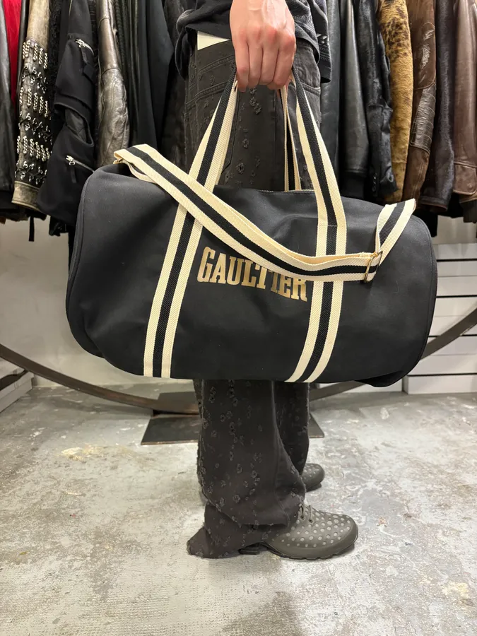 Jean Paul Gaultier Black Boxing Sport Bag - Image 2