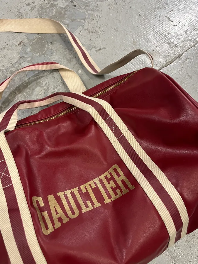 Jean Paul Gaultier Bordeaux Boxing Bag - Image 4
