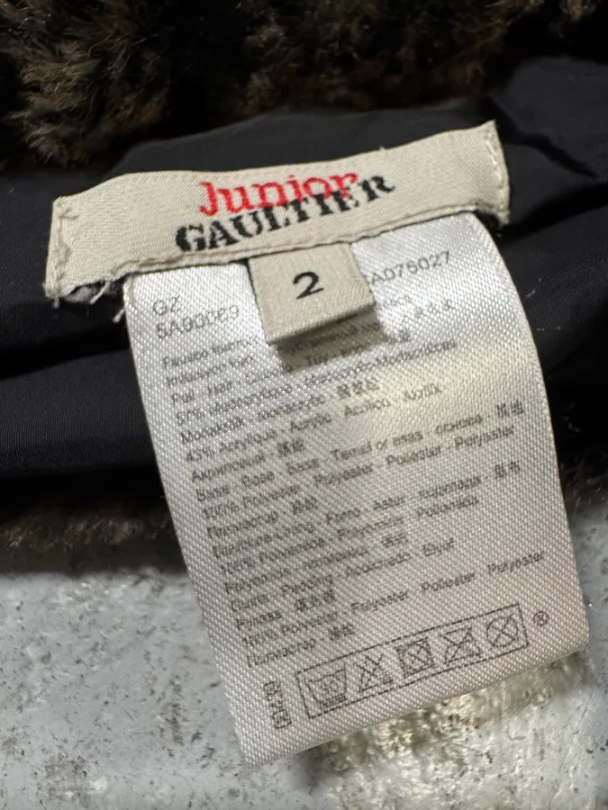 Jean Paul Gaultier Faux Fur Leopard Scarf - Image 6
