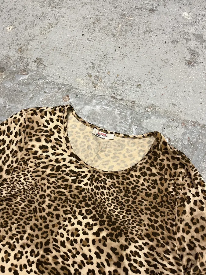 Jean Paul Gaultier Leopard Print Longsleeves - Image 2