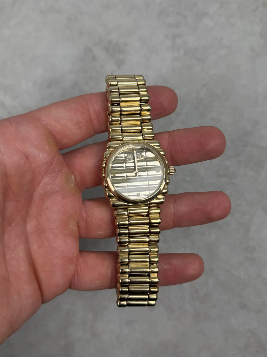 Jean Paul Gaultier Metal Gold Abstract Bullet Watch - Image 2