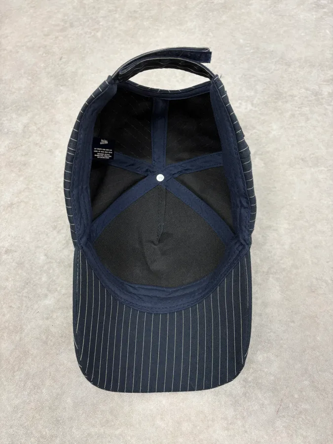 Jean Paul Gaultier Navy & White Striped Cap - Image 5