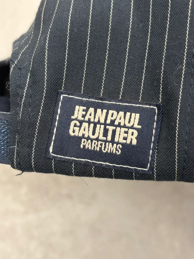 Jean Paul Gaultier Navy & White Striped Cap - Image 6