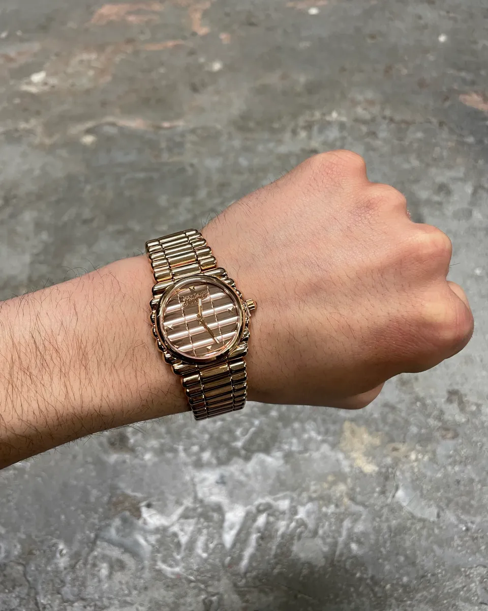 Jean Paul Gaultier Pink Silver Bullet Watch