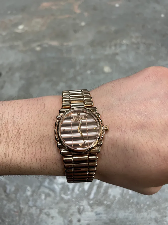 Jean Paul Gaultier Pink Silver Bullet Watch - Image 2