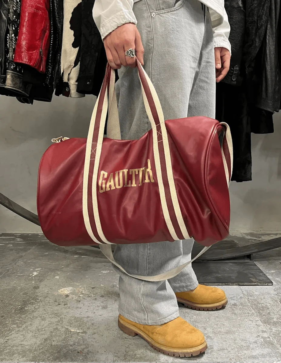 Jean Paul Gaultier Red Boxing Sport Handle Bag - Image 2