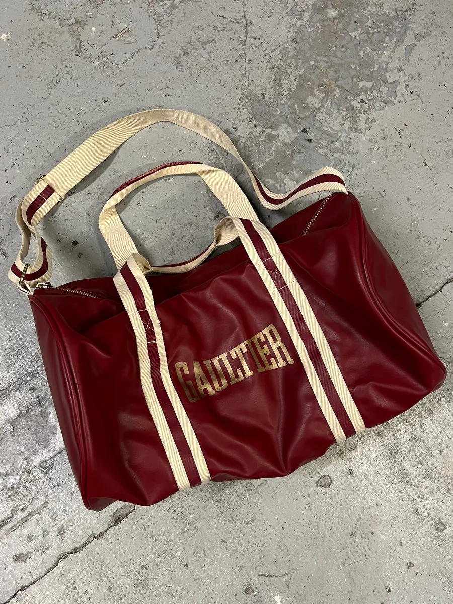 Jean Paul Gaultier Red Gym Travel Bag - Image 4