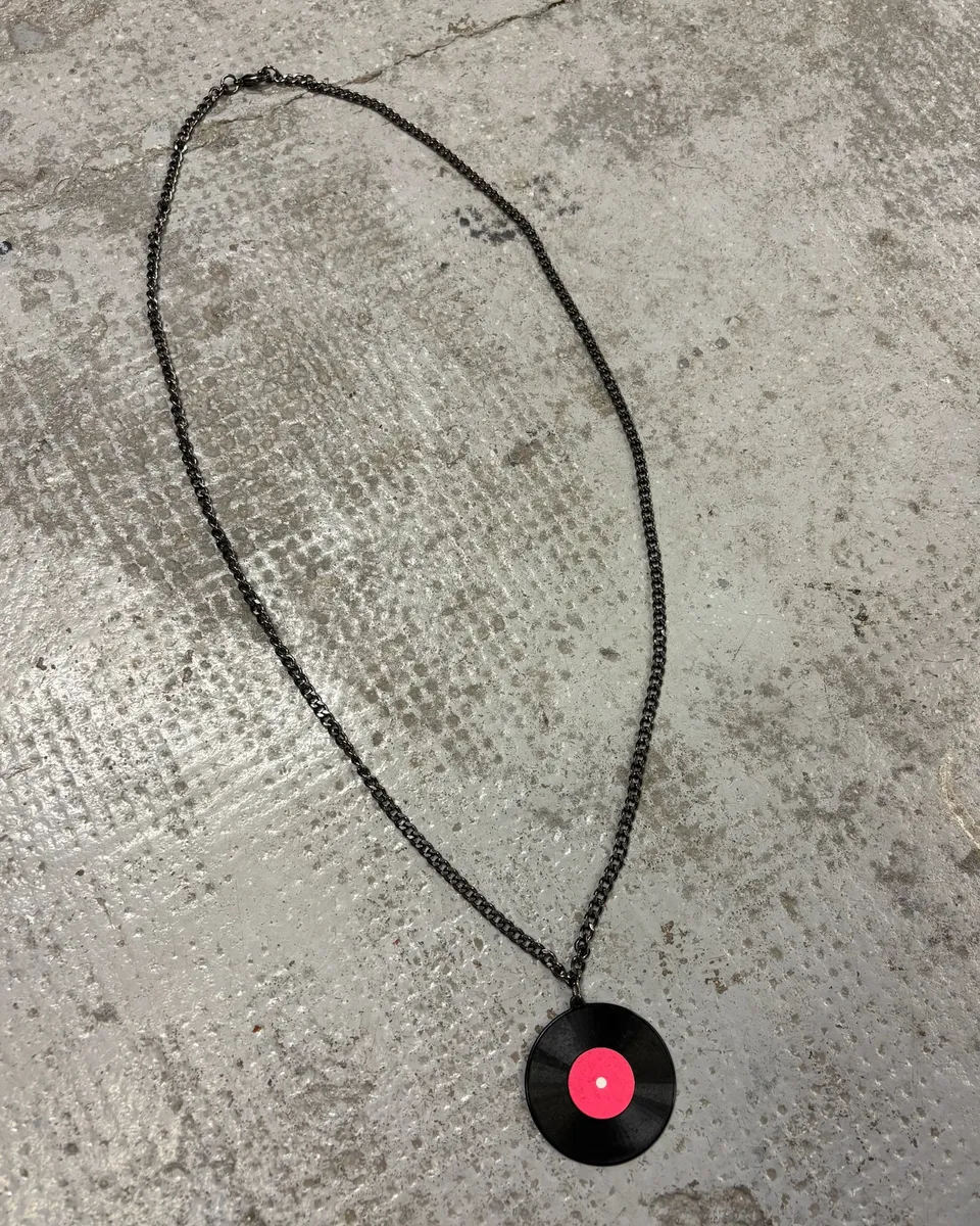 Jean Paul Gaultier Vinyl DJ Necklace - Image 2