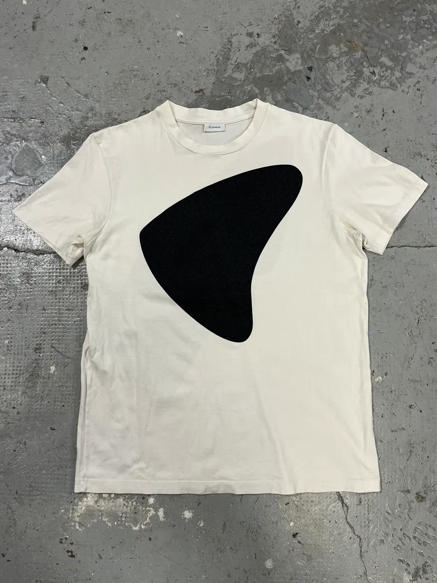 Jil Sander Black & White Contemporary Tee-Shirt