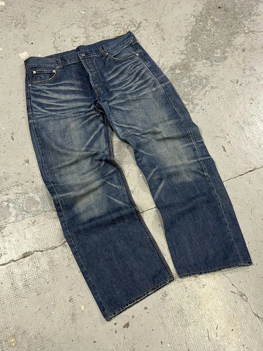 Jil Sander Blue Faded Denim Regular Jeans - Image 5