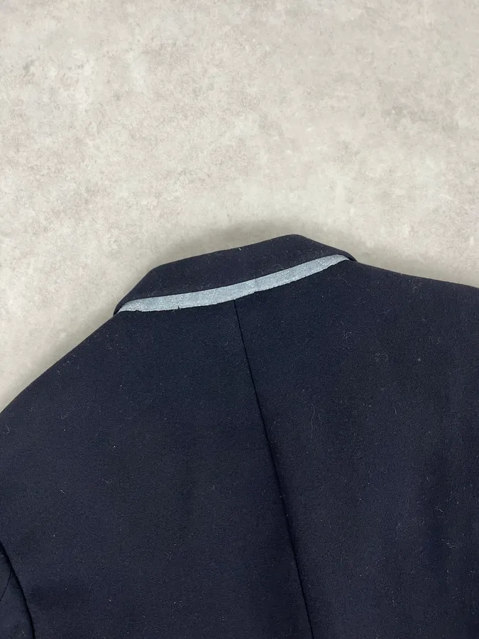 Jil Sander Navy Wool Long Coat - Image 7