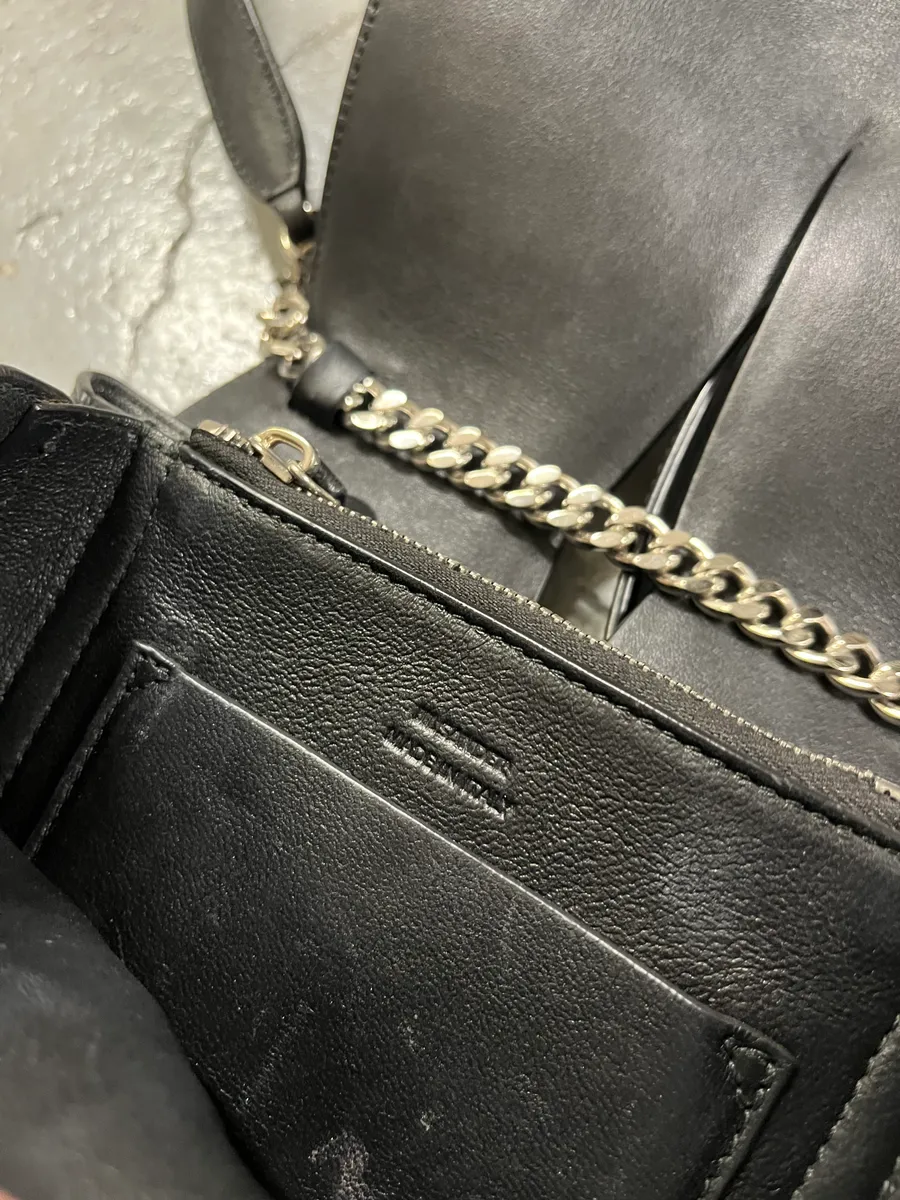 Jil Sander Studded Black Leather Shoulder Bag - Image 9