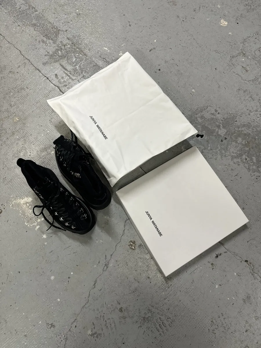 Junya Watanabe Pony Hair Black Mountain Boots - Image 13