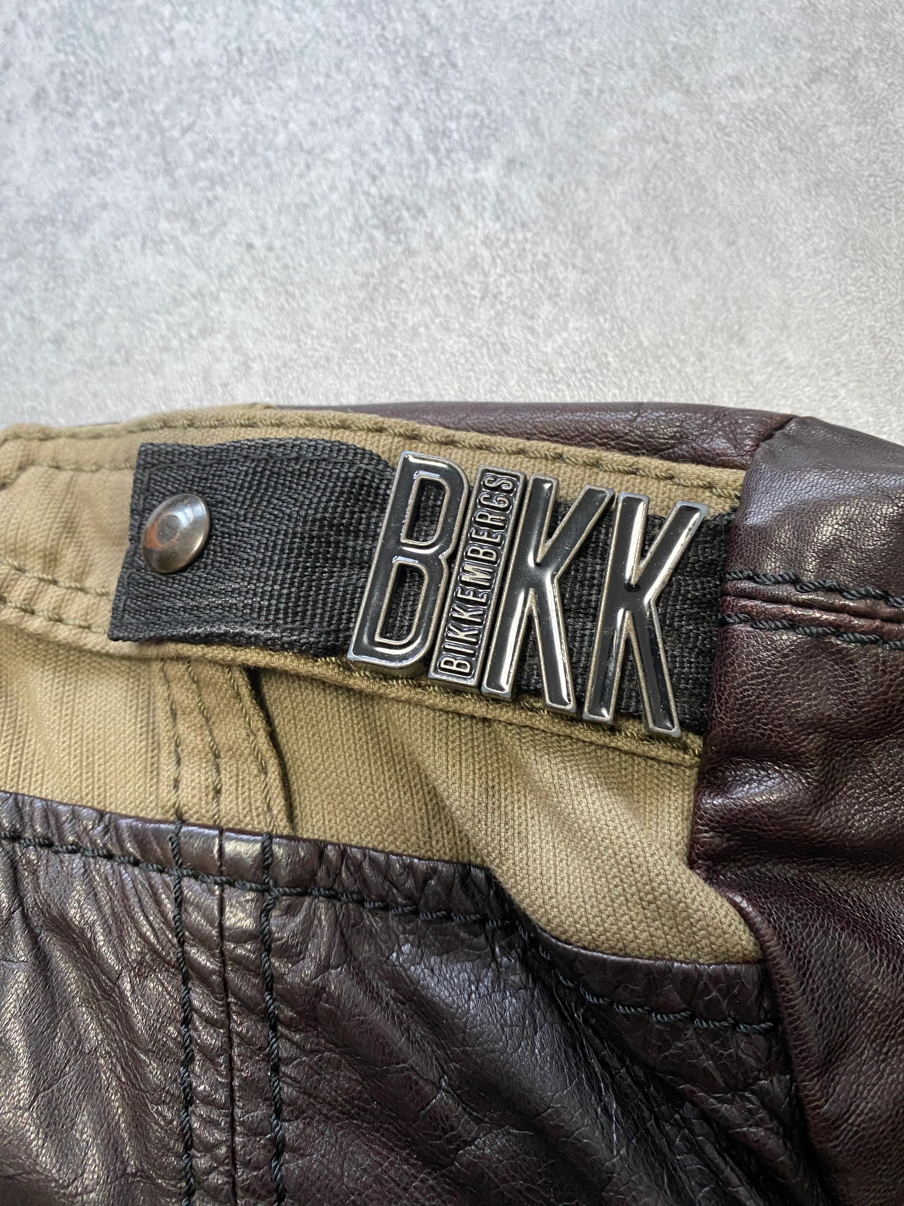 Dirk Bikkembergs Elite Parachute Brown Leather Jacket - Image 5