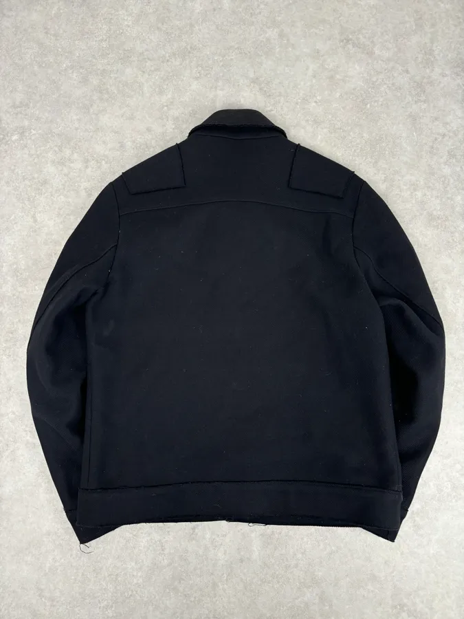 Kenzo Black Classy Wool Buttoned Coat - Image 5