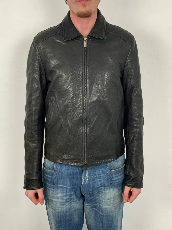 Kenzo Black Lamb Leather Premium Jacket - Image 2