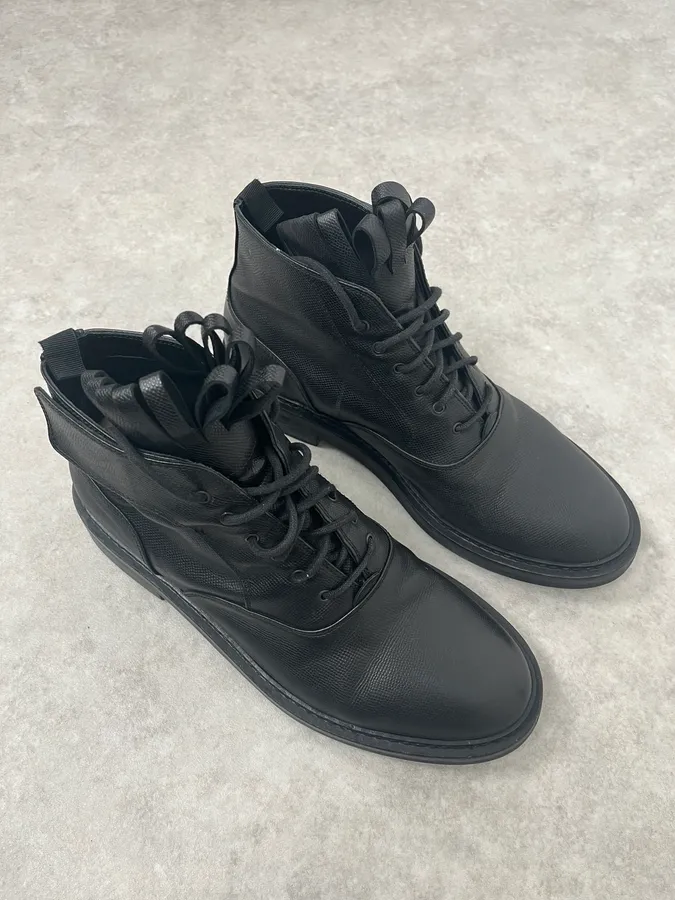 Kris Van Assche Black Leather Boots - Image 5