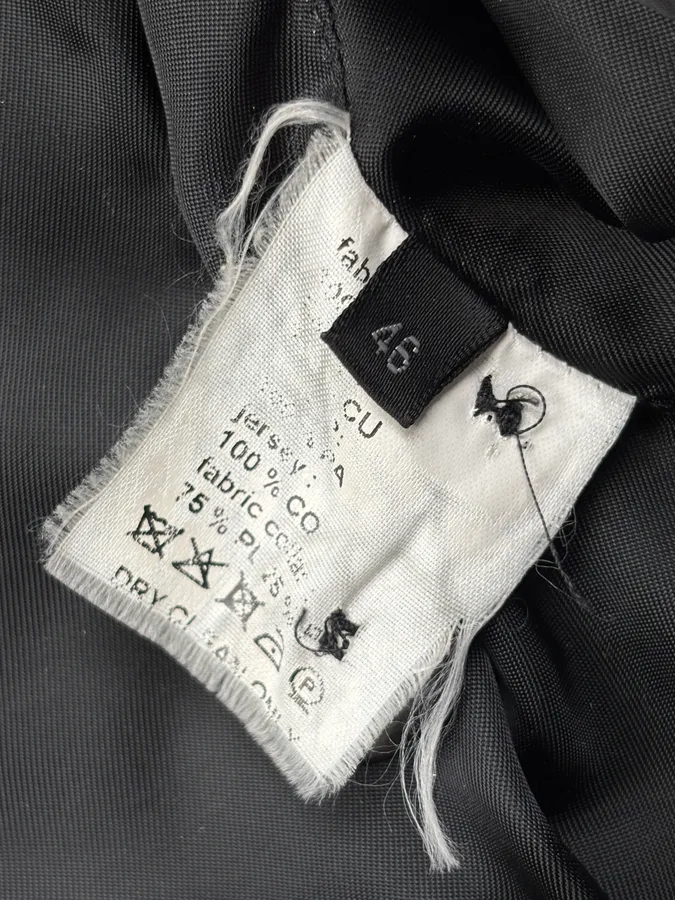 Kris Van Assche Black Shearling Collar Quilted Puffer Jacket - Image 11