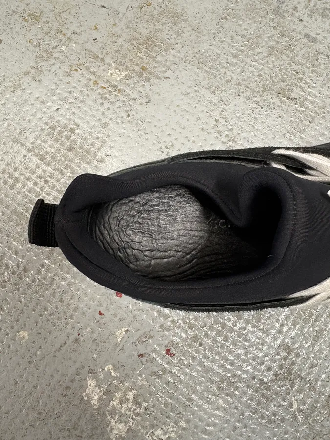 Kris Van Assche Black Suede Leather Laced Low Sneakers - Image 9