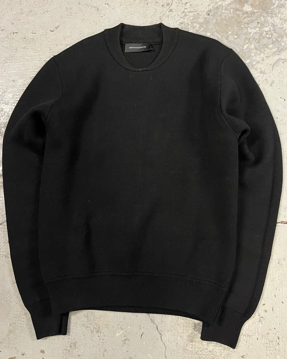 Kris Van Assche Black Wool Sweater