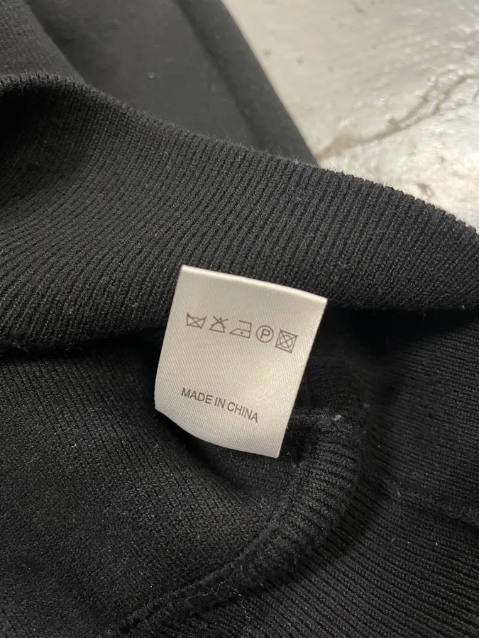 Kris Van Assche Black Wool Sweater - Image 7