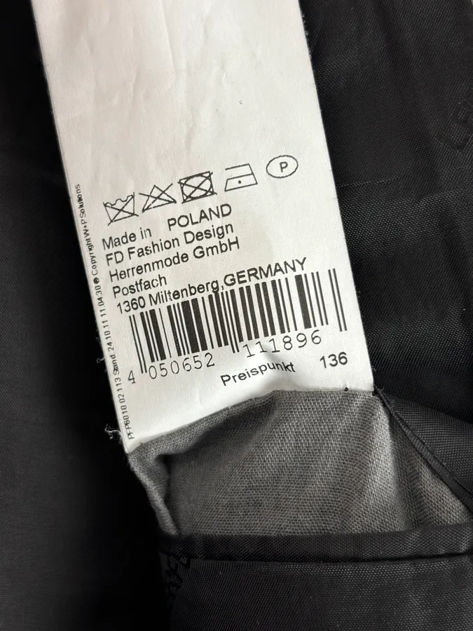 Lagerfeld Grey Cotton Officer Buttoned Blazer Jacket - Image 12