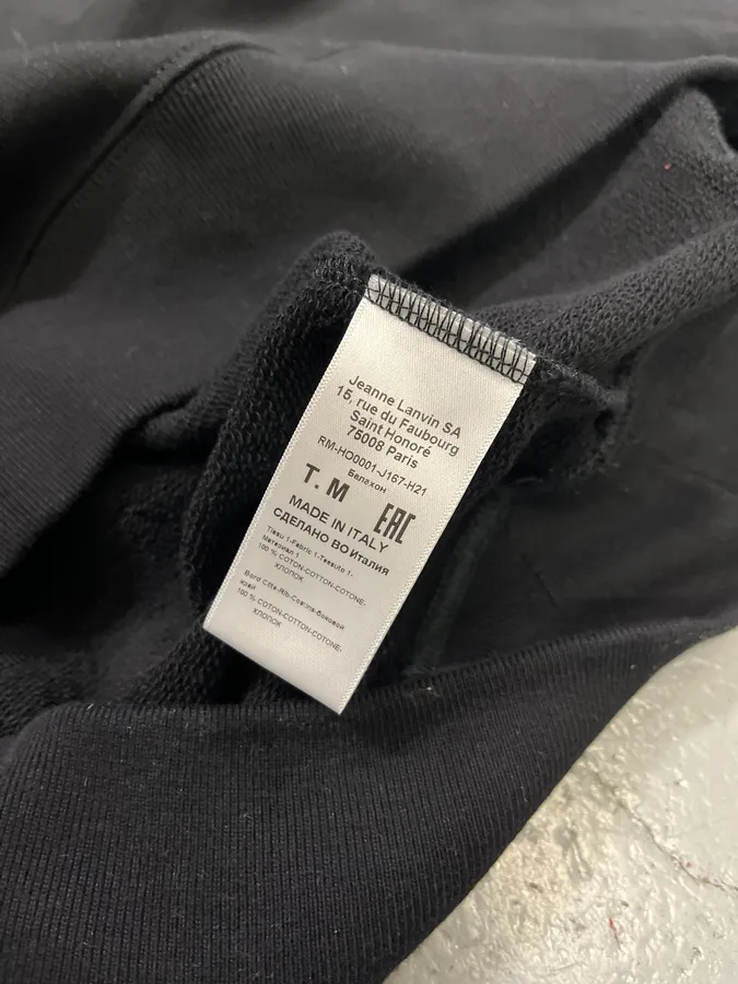 Lanvin World Black Hoodie - Image 9