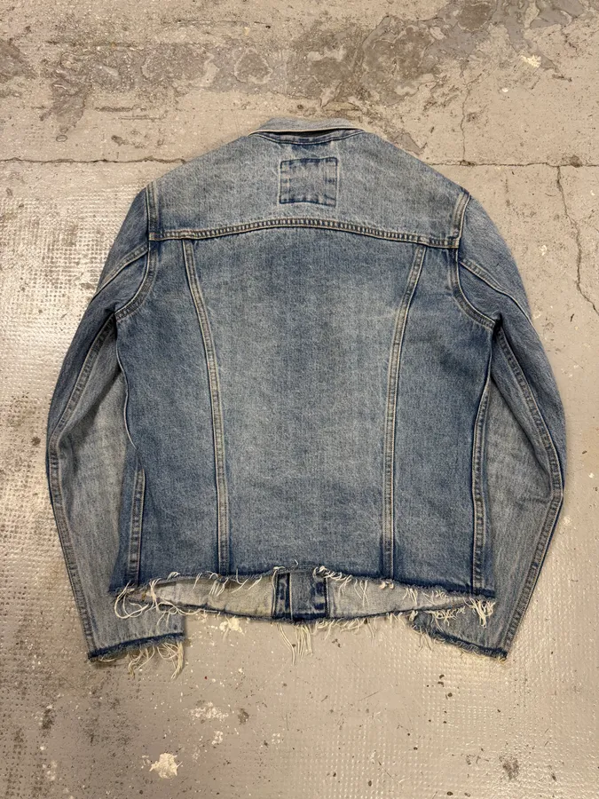 Levi’s Altered Brut Buttoned Denim Trucker Jacket - Image 5