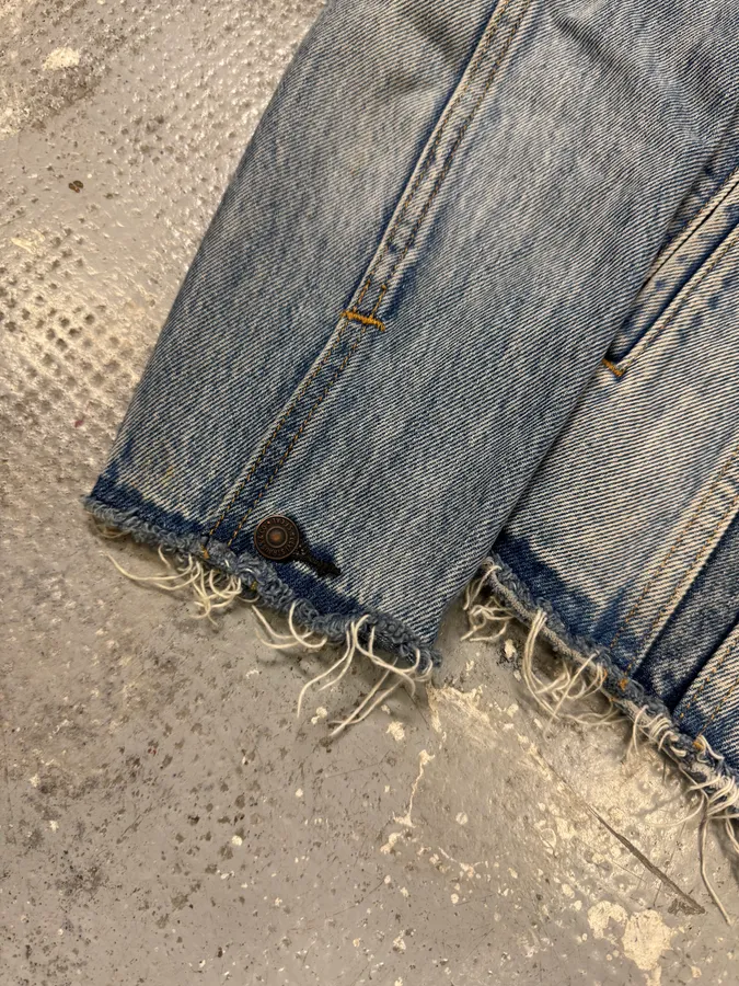 Levi’s Altered Brut Buttoned Denim Trucker Jacket - Image 6