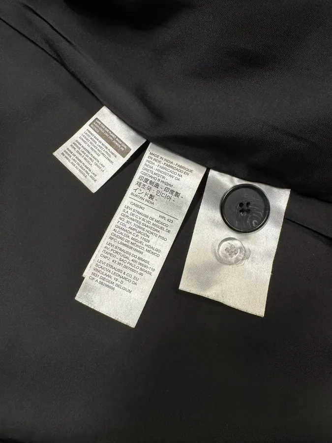 Levi’s Black Bovine Leather Shirt - Image 10